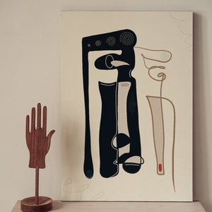 arte de la psicología del cerebro impresión-abstracta psiquiatría arte-boho arte moderno-trastorno del cerebro-neurólogo psiquiatra regalo-médico arte de la pared