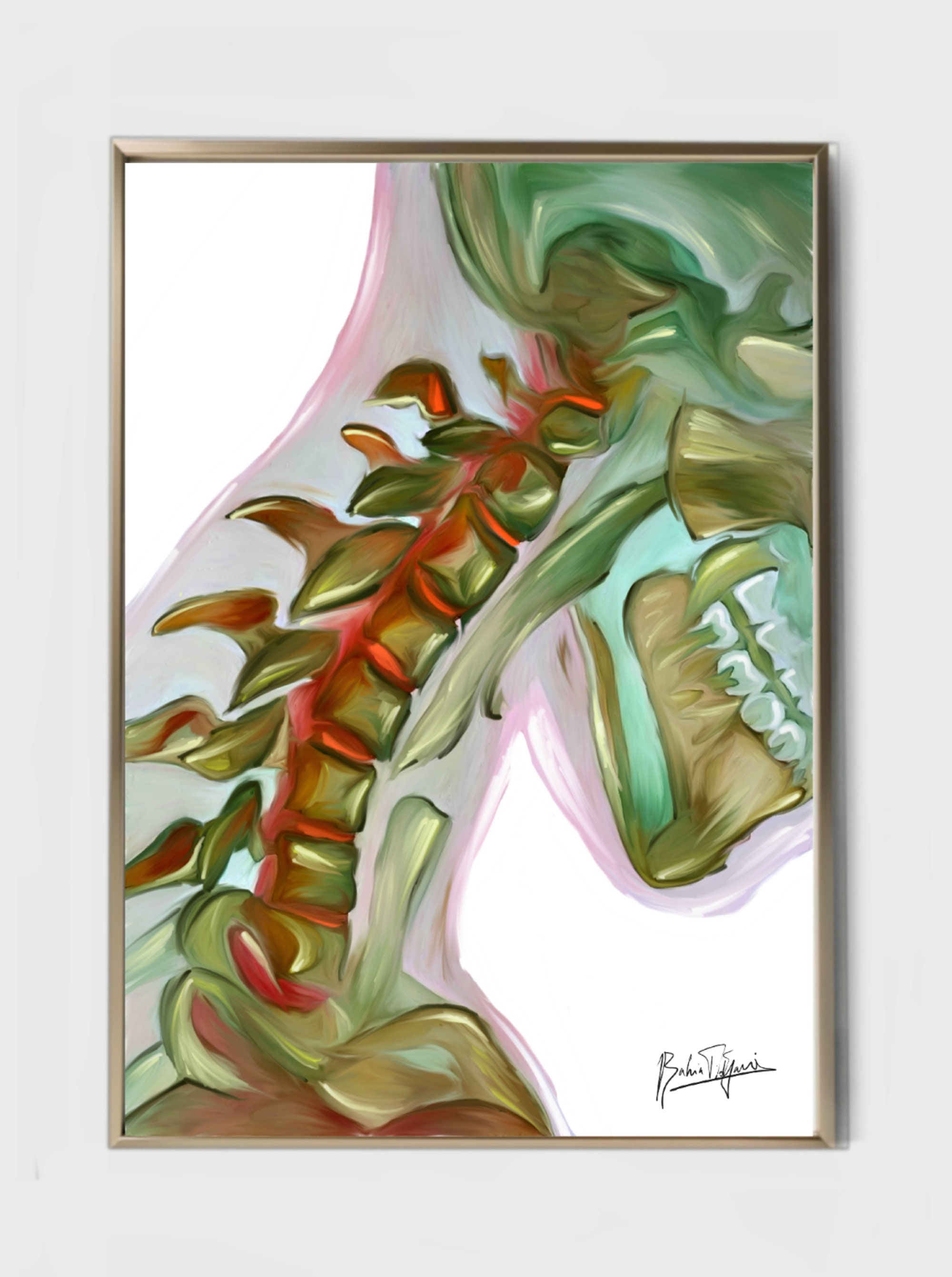 Chiropractic wall art-spine anatomy art prints Radiologist | Etsy