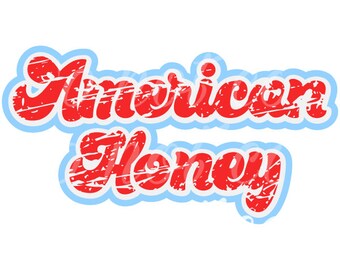 american honey-sublimation-png-red white blue-retro- vintage-ditressed