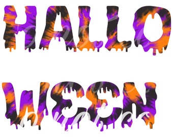 halloween-tie dye-purple-orange-black-sublimation-png=patterned -spooky