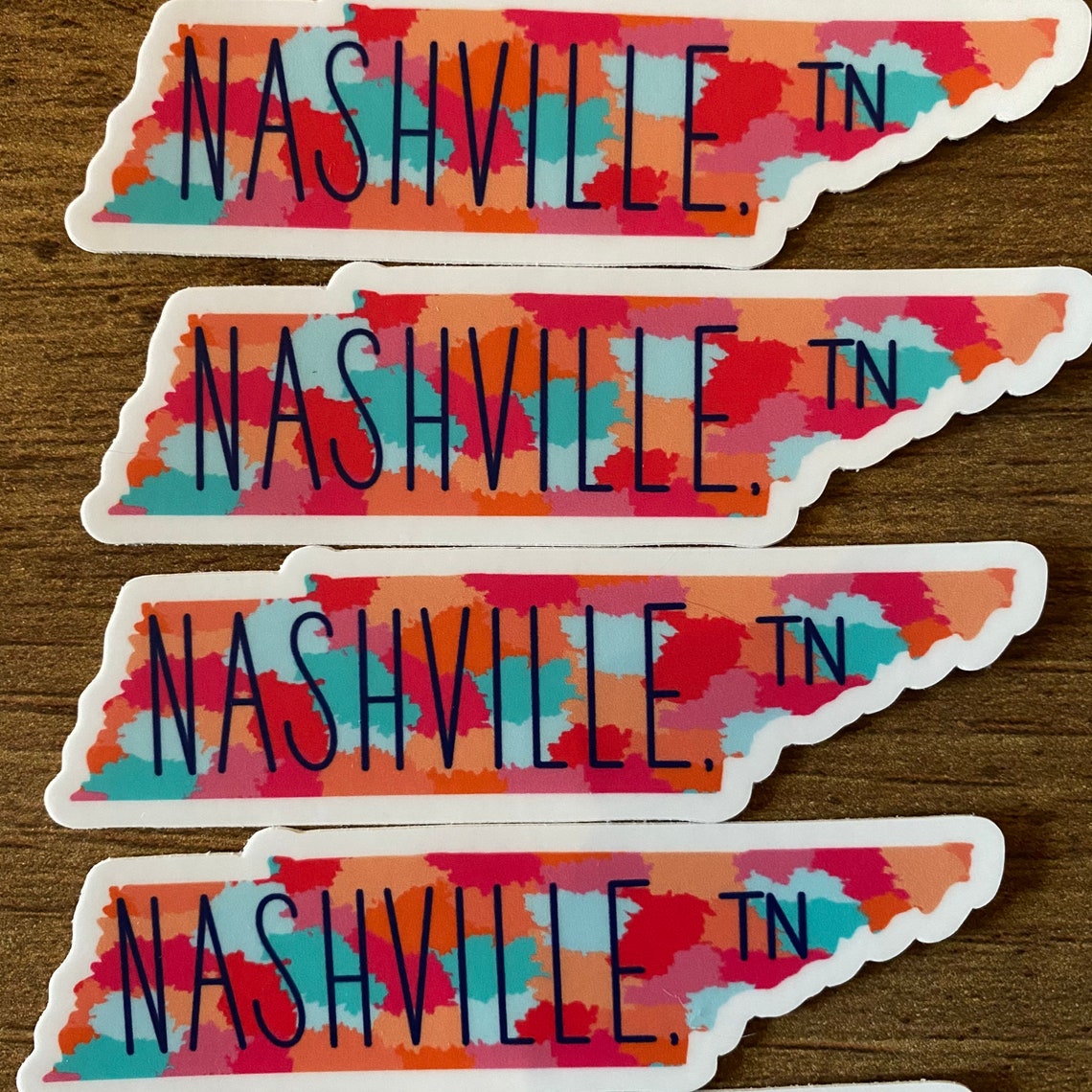 Nashville Tennessee Vinyl bumper sticker Etsy