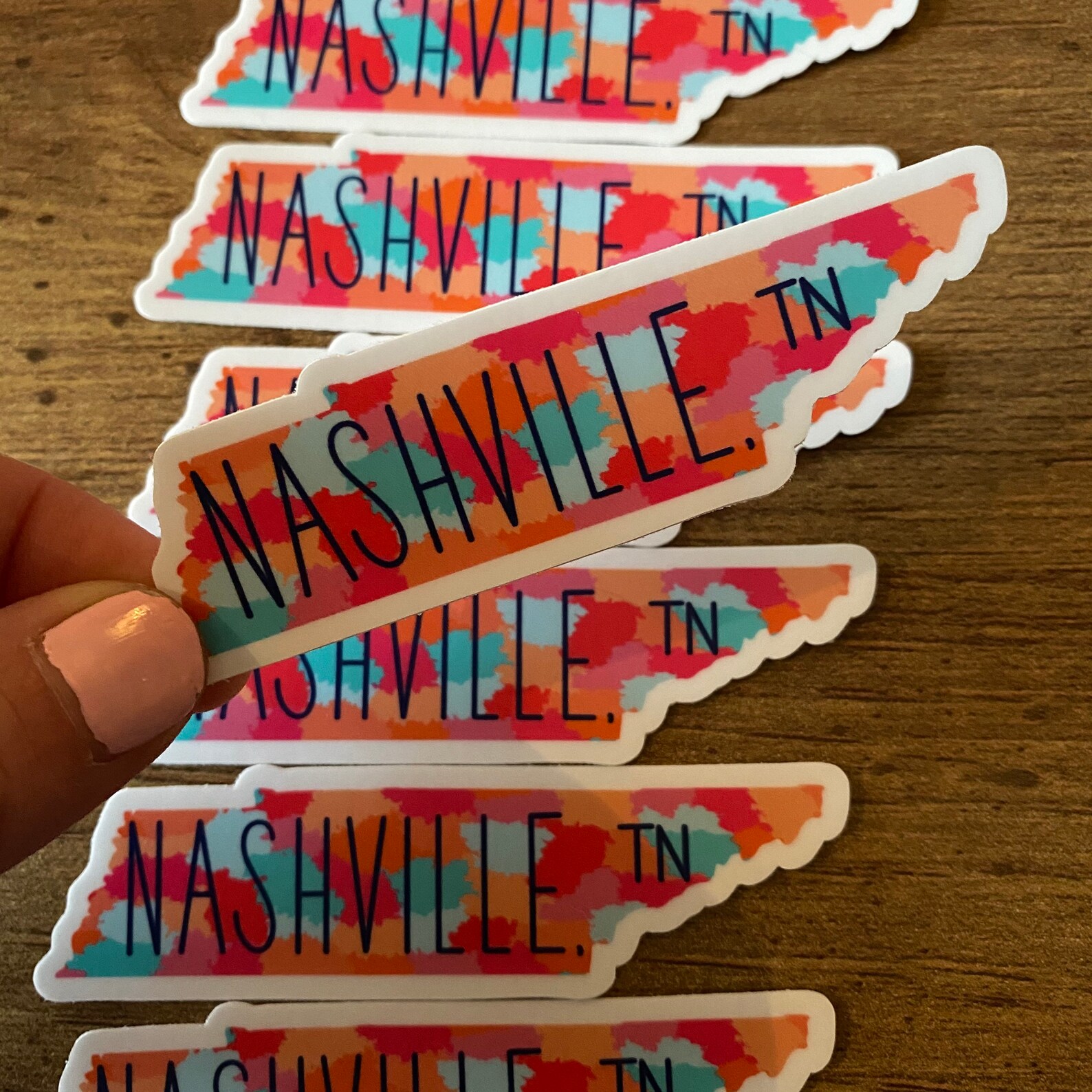 Nashville Tennessee Vinyl bumper sticker Etsy