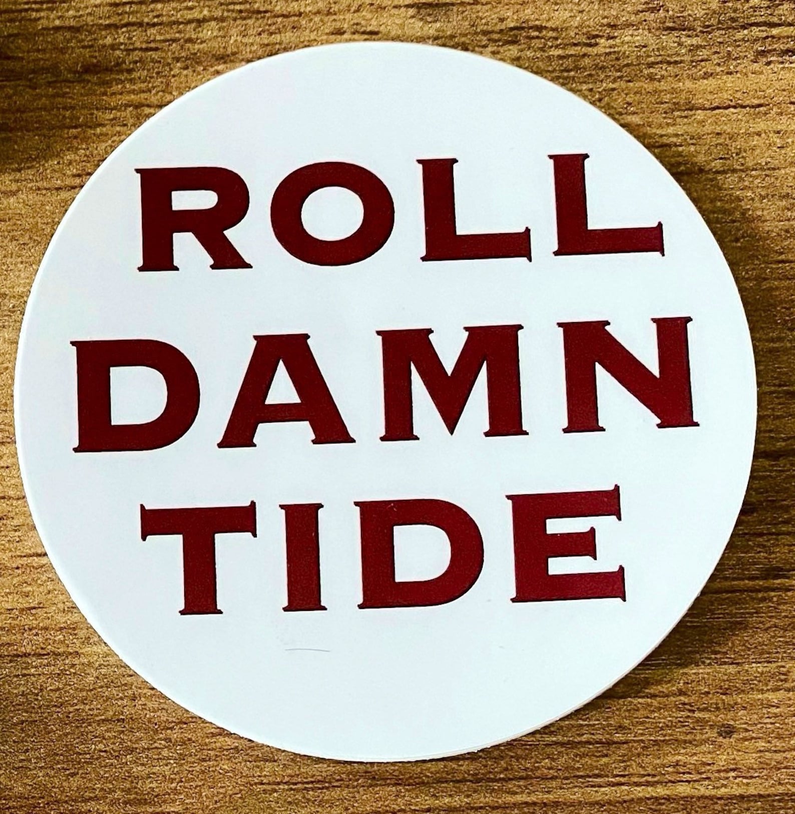 Roll Damn Tide Vinyl Bumper Sticker water bottle stickers Etsy