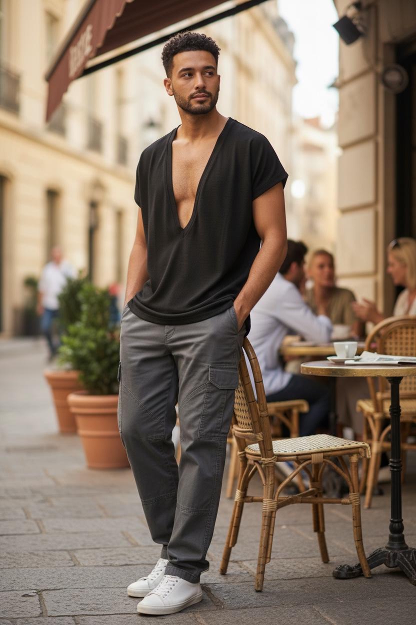 deep v neck dress shirt Deep V Shirt  Comme Si