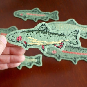 Handmade Trout Patch