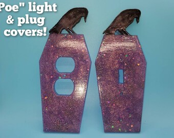 Poe light switch and plug cover