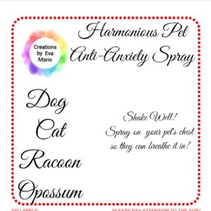 Harmonious Pet Anti Anxiety Spray