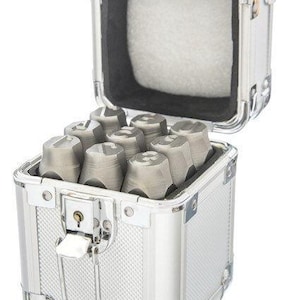 9pc/18mm number punch set in metal storage box (40 crv steel/56-58 hrc hardness)