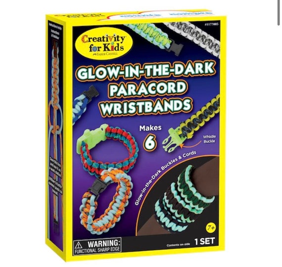 Creativity for Kids® Glow in the Dark Paracord Wristbands DIY