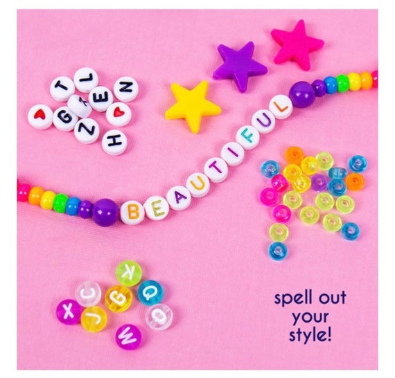Just My Style, Alphabet Beads Bracelet making studio. 3000+ premium Beads