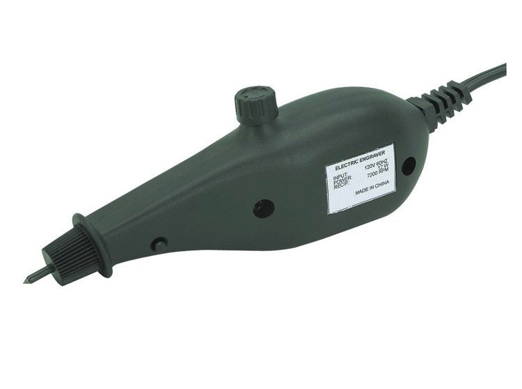 Electric engraver for metal wood plastic and glass