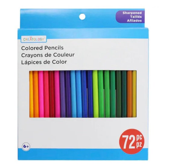 Colored Pencil Set By Creatology™ 72 Count Etsy