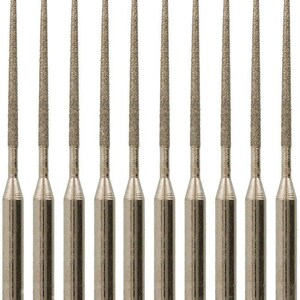10pc-2&quot; tapered diamond bead reamer with diamond coated tips