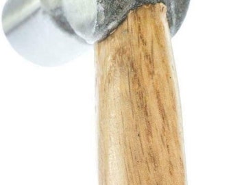 10”/4 oz Ball Pein Hammer, Hard Wooden Handle