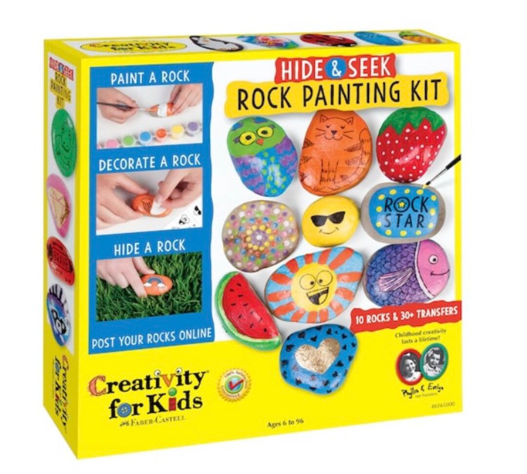 Kit Di Pittura Rock Creatività Illuminata Al Buio Per Bambini : Artigianato  Per Bambini Di Età Compresa Tra 4-8 Anni, Pittura Di Rocce E Artigianato,  Regalo Per Bambini (colore Componente Casuale)
