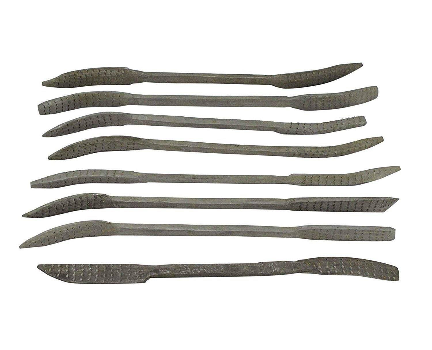 8pc Double Sided Heavy Wood Rasp Riffler File Set (5.5mm X 200mm ) - Etsy