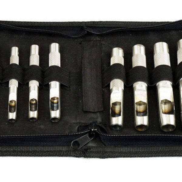 Leather Punch Set Etsy