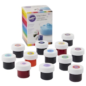 Wilton icing colors, 12-count, food coloring