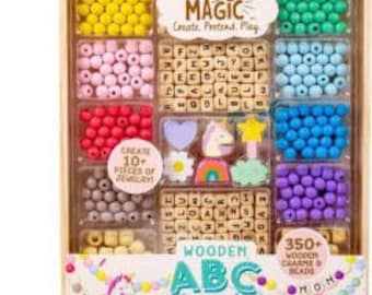 Story Magic Wooden ABC beads Jewelry Making Kit