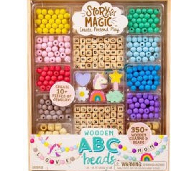 Story Magic Wooden ABC beads Jewelry Making Kit