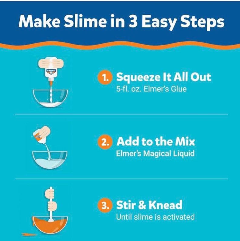 Elmer's Celebration Slime Kit: Glow, Metallic, Crunchy, Confetti - 10 Piece image 6