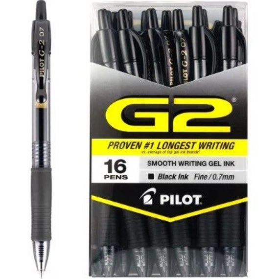 Pilot G2 Retractable Roller Ball Gel Pens, Black Color fine, 16 Ct. -   Australia