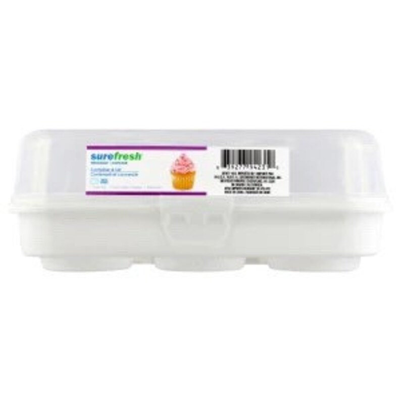Sure Fresh Reusable Plastic Cupcake Container With Lid Etsy
