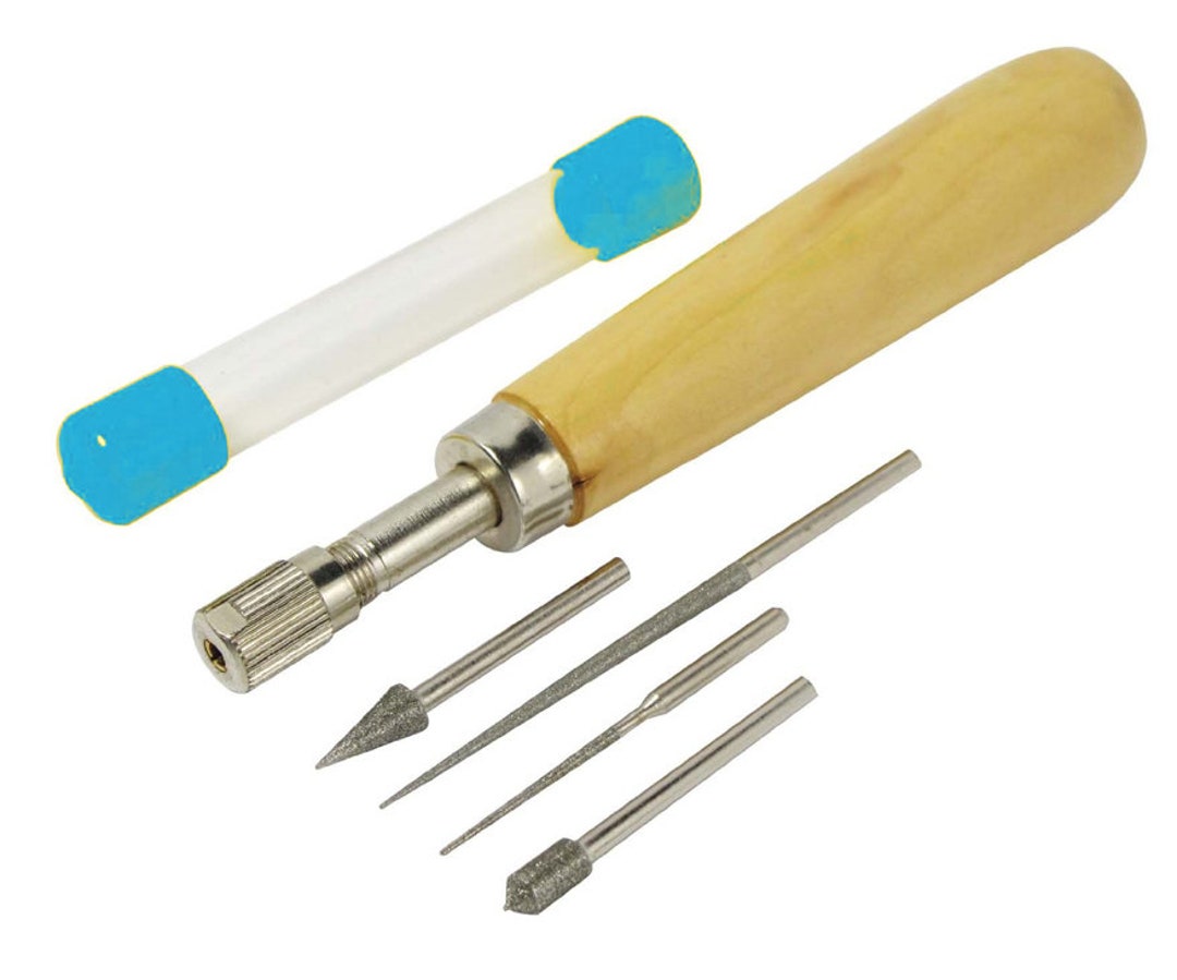 5pc Diamond Bead Reamers Set With 4 Diamond Bead Reamer Tips Etsy