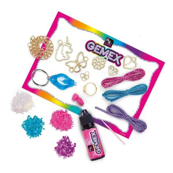 My Look Gemex Sparkling Crystal Jewelry Craft Kit Cra-Z-Art Ships