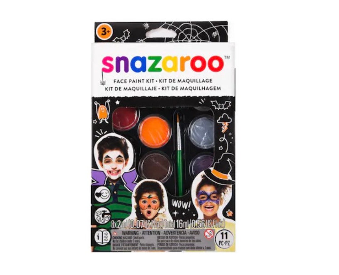 Snazaroo Face Paints - Rainbow Face Paint Kit, Set of 8