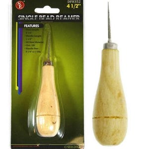 4-1/2&quot; diamond bead reamer with wood handle -150 grit