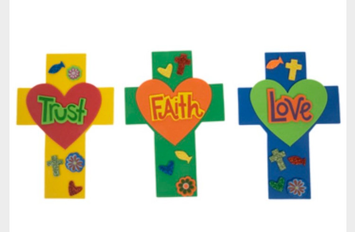 Foam Cross Craft Kit Etsy