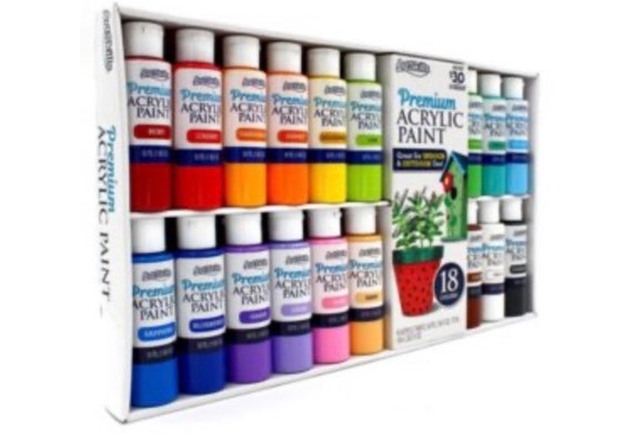 Premium Acrylic Paint Bottles Art Set, 18 Colors – Varieties Hub Co.