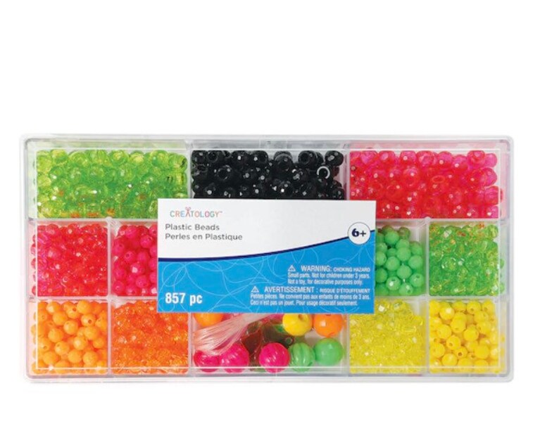 Tropical Colors Plastic Bead Craft Kit by Creatology\u2122