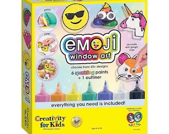 Creativity for Kids Emoji Window Art Kit