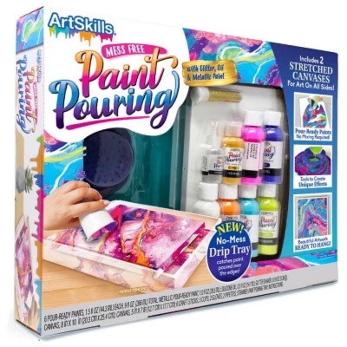 ArtSkills Acrylic Paint Pouring Art Activity Kit Etsy