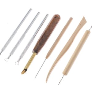 7pc scultping tool set, sizes: 1, 2, 3, 4, 5 & 6