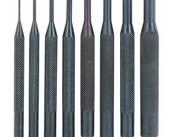 Carbon Steel Pin Punch Set, 8 Pc.