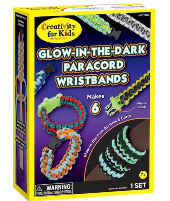 Buy Creativity for Kids® Glow in the Dark Paracord Wristbands DIY Craft Kit  Online in India 