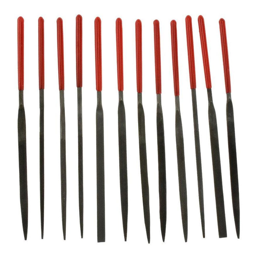 Fine Cut Needle File Set, 12-piece Hardened Steel (3mm X 140mm) - Etsy