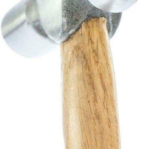 10”/4 oz ball pein hammer, hard wooden handle