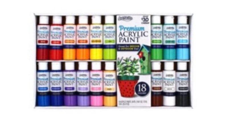 ArtSkills Premium Acrylic Paint, 18-Pack zdjęcie 1