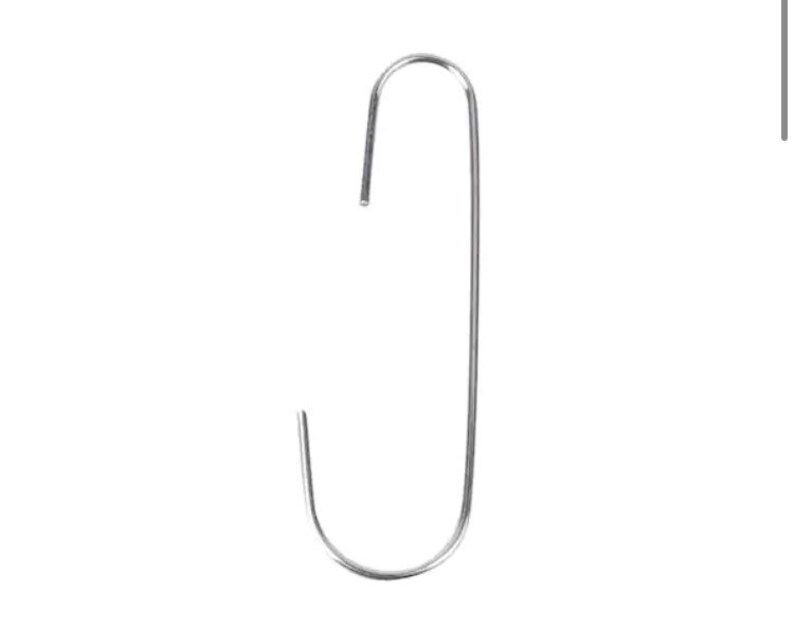 1.3 Small Silver Christmas Ornament Hooks by Ashland® 120ct. Etsy