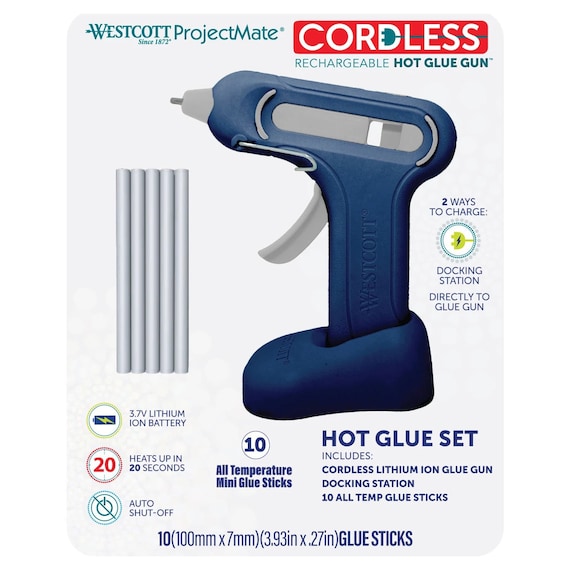 Westcott Lithium Ion Cordless Glue Gun With 10 Glue Sticks -  Israel