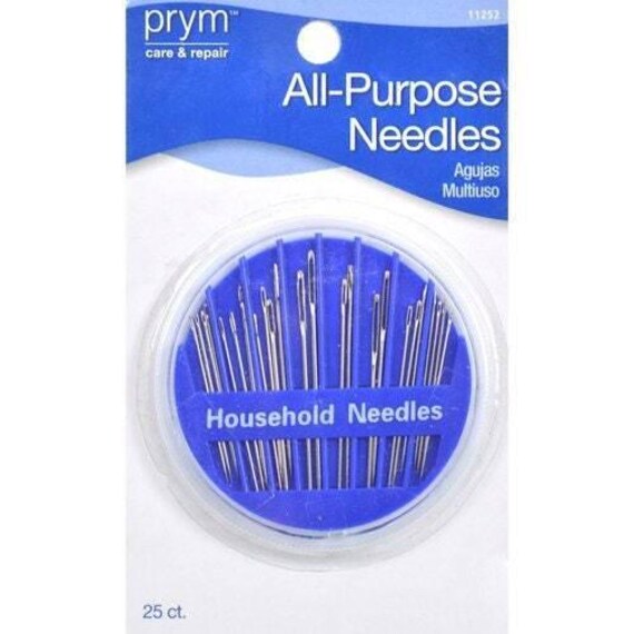 Prym needle compact, 25 pack all purpose hand needles