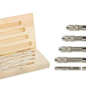 4pc swivel pin vise , lengths: 3-1/2”, 4” 4-1/2” & 5”