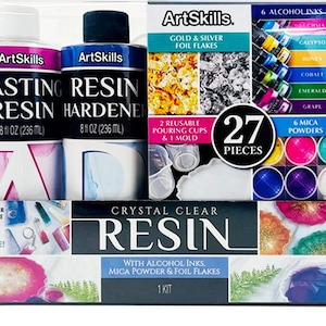 Artskills diy epoxy resin arts & crafts activity kit, 27 pieces image 1
