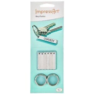 Bar keychain metal stamping blanks