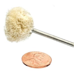Polishing & buffing wheels (white yarn, dia: 1”) for dremel and rotary tool. 6