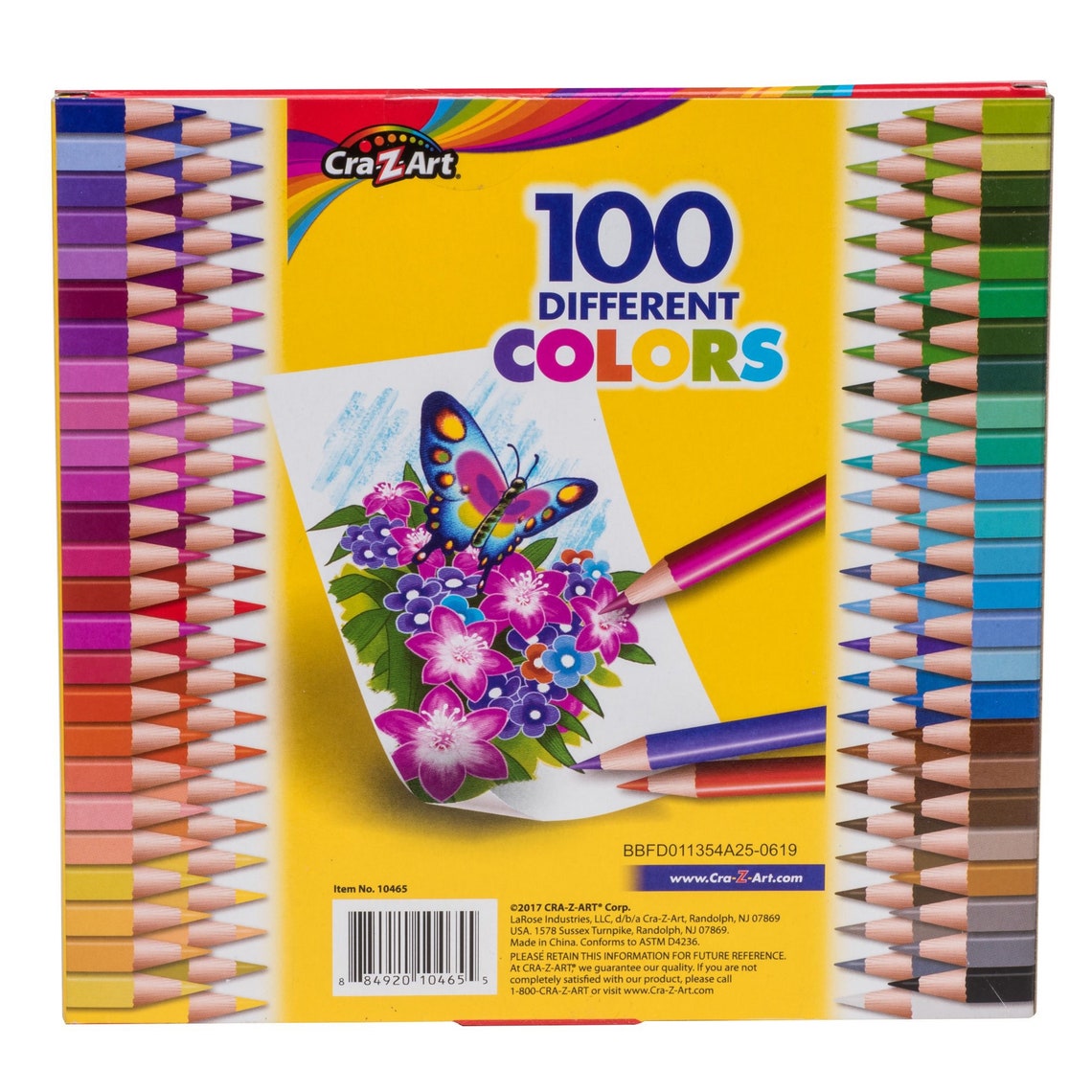 CraZArt Colored Pencils 100 Count Etsy